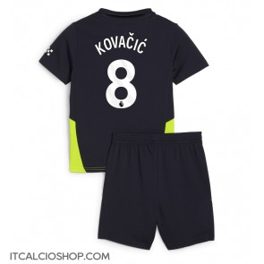 Manchester City Mateo Kovacic #8 Seconda Maglia Bambino 2024-25 Manica Corta (+ Pantaloni corti)